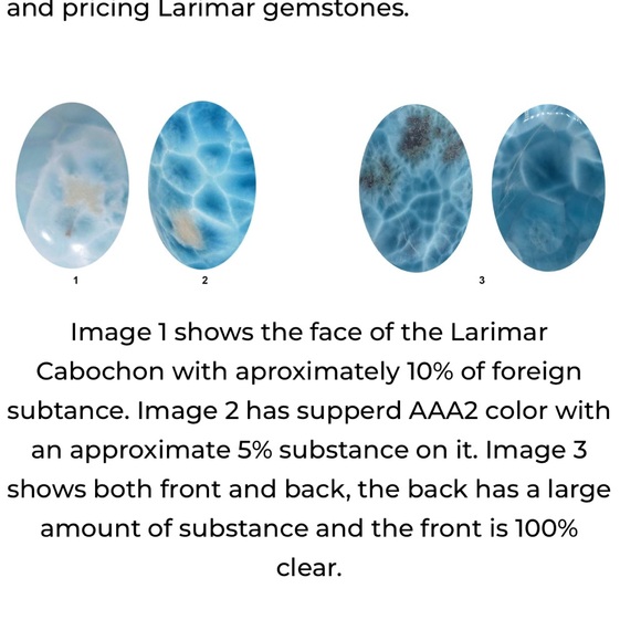 Larimar a Dominican Republic Precious Stone Necklace (authentic) - Picture 9 of 12